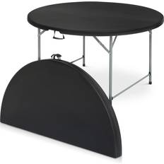 Magshion Folding Table Round 4.5 ft Black