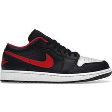 Nike Air Jordan 1 Shoes Jordan Air 1 Low Toe - Black/Fire Red/White