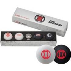 Volvik Palle da golf Volvik Confezione da 4 palline Vivid Marvel + Marque-Balle Black Widow