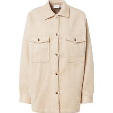 Brun - Dame - Overshirts Jakker Vila Knappet Shacket