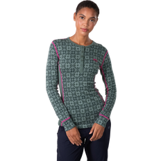 Hiking - Pink Base Layer Tops Kari Traa Women's Rose L/S Merino base layer XXL, grey