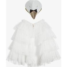 Meri Meri White Swan Cape and Cap Dress Up Set