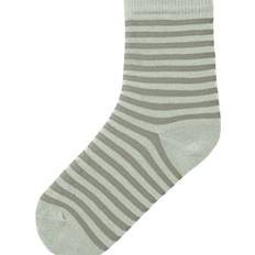 Billig Sokker Lil'Atelier Green Tint Elove Stripe Sokker 25-27