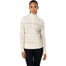 Dame - Hvite Gensere Johaug Dalsbygda Woolmix Halfzip Sweater Dame