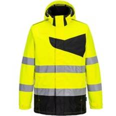 Arbejdstøj & Udstyr Portwest PW2 Hi-Vis Regnjakke - Gul/Sort