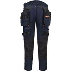 Arbejdstøj & Udstyr Portwest DX452 DX4 hi-vis bukser med aftagelige hængelommer Mørk Marineblå