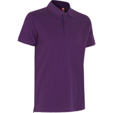 Herre - Polo Pikéskjorter ID Stretch Poloshirt Lilla - Lilla