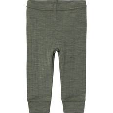 6-9M Byxor Barnkläder Name It Leggings Ull Noos NbmWang Mulled Basil 68 Leggings Ull