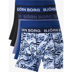 Björn Borg 5-pack Cotton Stretch Shorts stk. Sort,Blå