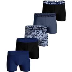 Bomull - Boxers - Herr Kalsonger på rea Björn Borg Cotton Stretch Boxer 5-pack - Multicolour