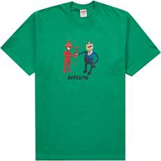 Supreme Tops Supreme Business "Green" T-shirt unisex Cotton