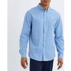 Crew Clothing Blue Gingham Cotton Shirt BLUE