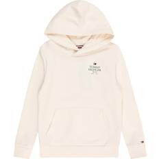 Tommy Hilfiger Ropa de niños Tommy Hilfiger Sudadera con capucha Logo Infantil - White