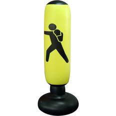 Yellow Punching Bags HOD Fitness (Yellow, 2) 1.6M Yellow Inflatable Standing Boxing Bag Water Base Stress Punching Home Gym
