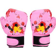 Martial Arts Tbest rosa boxhandschuhe kinder 4oz,Baby Girls Boys Children Boxing Training Gloves Durable Quality PU Leather Boxing Gloves Punch Training Kids Fight Mitts