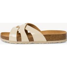 Tamaris Damen Slides Tamaris Pantolette beige