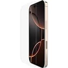 ScreenForce UltraGlass 2 skärmskydd för iPhone 16 Pro, repskydd, Note 9H, tunt glas, medföljande stativ för luftbubbelfri installation, skärmskydd för iPhone 16 Pro