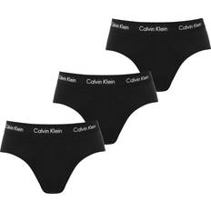 Algodón Ropa interior de hombre Calvin Klein Cotton Stretch Hip Brief - Black