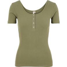 Pieces T-Shirt 'Kitte' oliv
