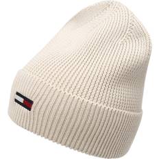 Tommy Hilfiger Beige Huvudbonader Tommy Hilfiger Mössa Stickad Avlånga Flagga Tidningspapper One Mössa