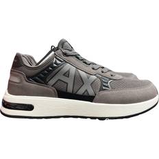 Armani Exchange Sneakers Armani Exchange Dusseldorf Embossed geometriska motiv sneakers för män, Svart järn