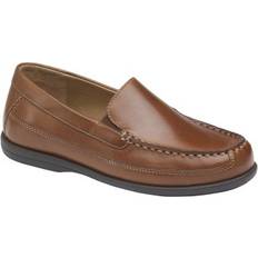 Children's Shoes Johnston & Murphy Boys' Locklin Venetian 11Y Tan Full Grain