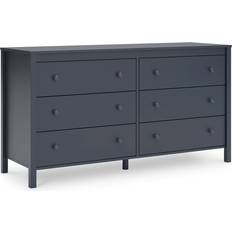 Signature Design by Ashley Simmenfort Six Dresser Navy Blue Chest of Drawer