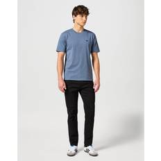 Wrangler Larston Bleksvarta, smala, avsmalnande jeans-Svart/a