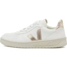 Veja V-10 Sneakers - White/Gold