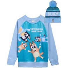 Hoodies Bluey Boys Bingo Fleece Sweatshirt and Hat to Bluey bingo bandit chilli