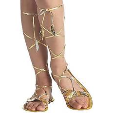 Femme - Orange Tongs Adult Goddess Sandals