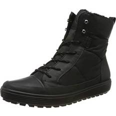 Boots ecco womens Soft Tred Winter Gore-tex Oxford Boot, Black/Black/Black Textile, 4-4.5