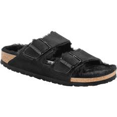 Birkenstock Arizona Zapatos rebaja Birkenstock Arizona Slim Fit Shearling Sandals - Black