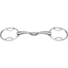 Sprenger ring pass bit, double crimp for horses Satinox Argenté