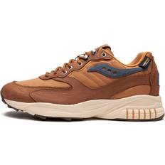 Brown - Unisex Running Shoes Saucony 3D Grid Hurricane Shoes