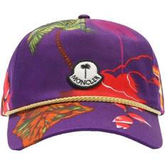 Moncler Donna Cappelli Moncler Hawaii Cap Purple Multi Print