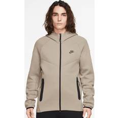 Sweatshirt med hætte Nike NK TCH FLC FZ WR HOODIE fb7921-247 Størrelse