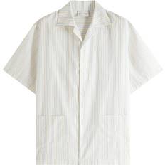 Drôle de Monsieur DDM Shirt Le Rayee Short Sleeve Shirts - Light Blue