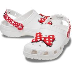 Bianco Sandali Crocs Kids Toddler Disney Minnie Mouse Classic Clogs White Red C9 White/Red