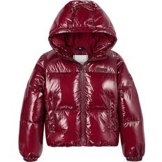 Tommy Hilfiger Vestes Tommy Hilfiger Kid's Glossy Relaxed Puffer Jacket - Deep Rouge (KG0KG08496-VLP)