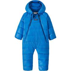 Bambino Set invernali Patagonia Infant Hi-Loft Down Sweater Bunting Jumpsuit Kids Vessel Blue