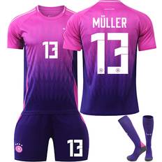 Euro 2024 germany UEFA Euro 2024 Germany Away Team Kids Football Shirt With Socks NO.13 MULLER NO.13