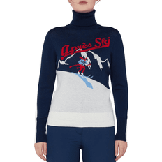 S Gensere We Norwegians Afterski Sweater Women Navy Blue