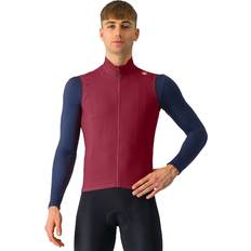 Castelli Vests Castelli Espresso Vest Deep Bordeaux