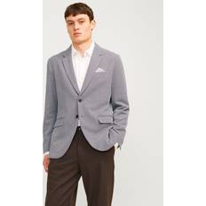 Grey - Man Suits Jack & Jones Jprpreston Slim Fit Blazer