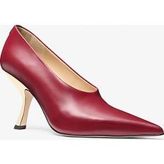 Michael Kors Pumps Michael Kors MK Luna Leather Pump Red Michael Kors