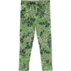 Blomstrede - Piger Svedundertøj s.Oliver Leggings grøn lilla pink hvid