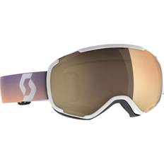 Beige Skibrillen Scott Faze Ii Ls Ski Goggles Weiß,Rosa Light Sensitive Bronze Chrome/CAT1-3