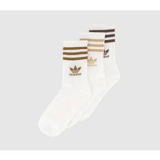 Beige - Unisex Clothing Adidas Crew Socks Pairs White Magic Beige Brown Desert