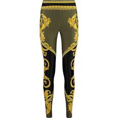 Dame - Guld Tights Versace Nylon Guder Print Leggings - Flerfarvet